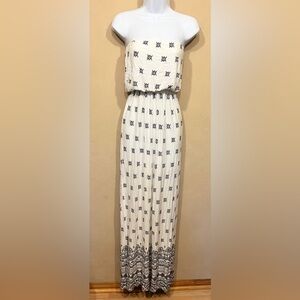 Cute Strapless Maxi Dress